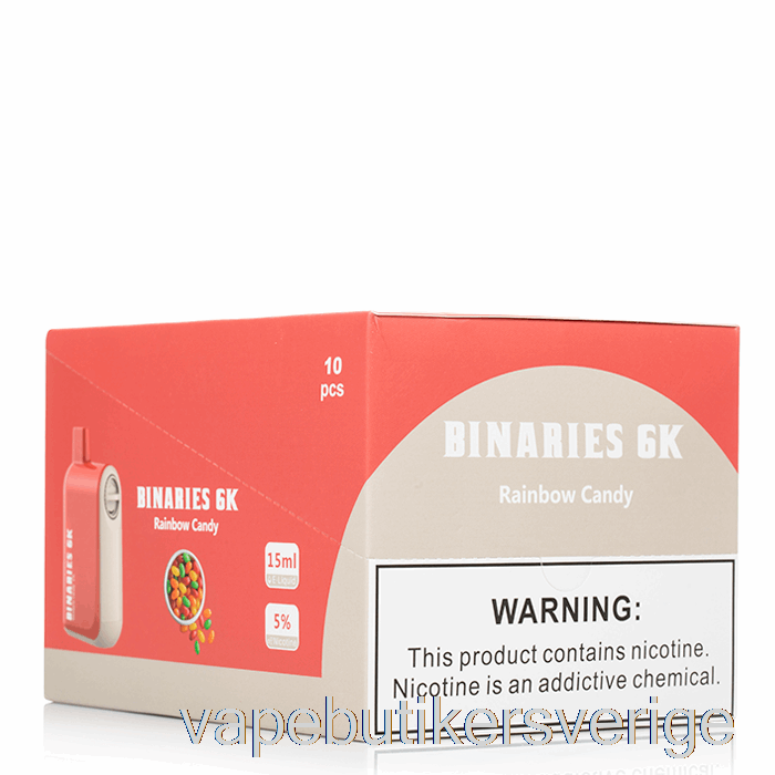 Vape Sverige [10-pack] Horizon Binärer 6k 6000 Disponibel